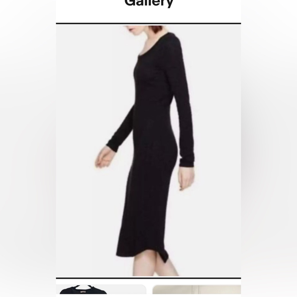Wilfred Classic Black Long Sleeve Dress